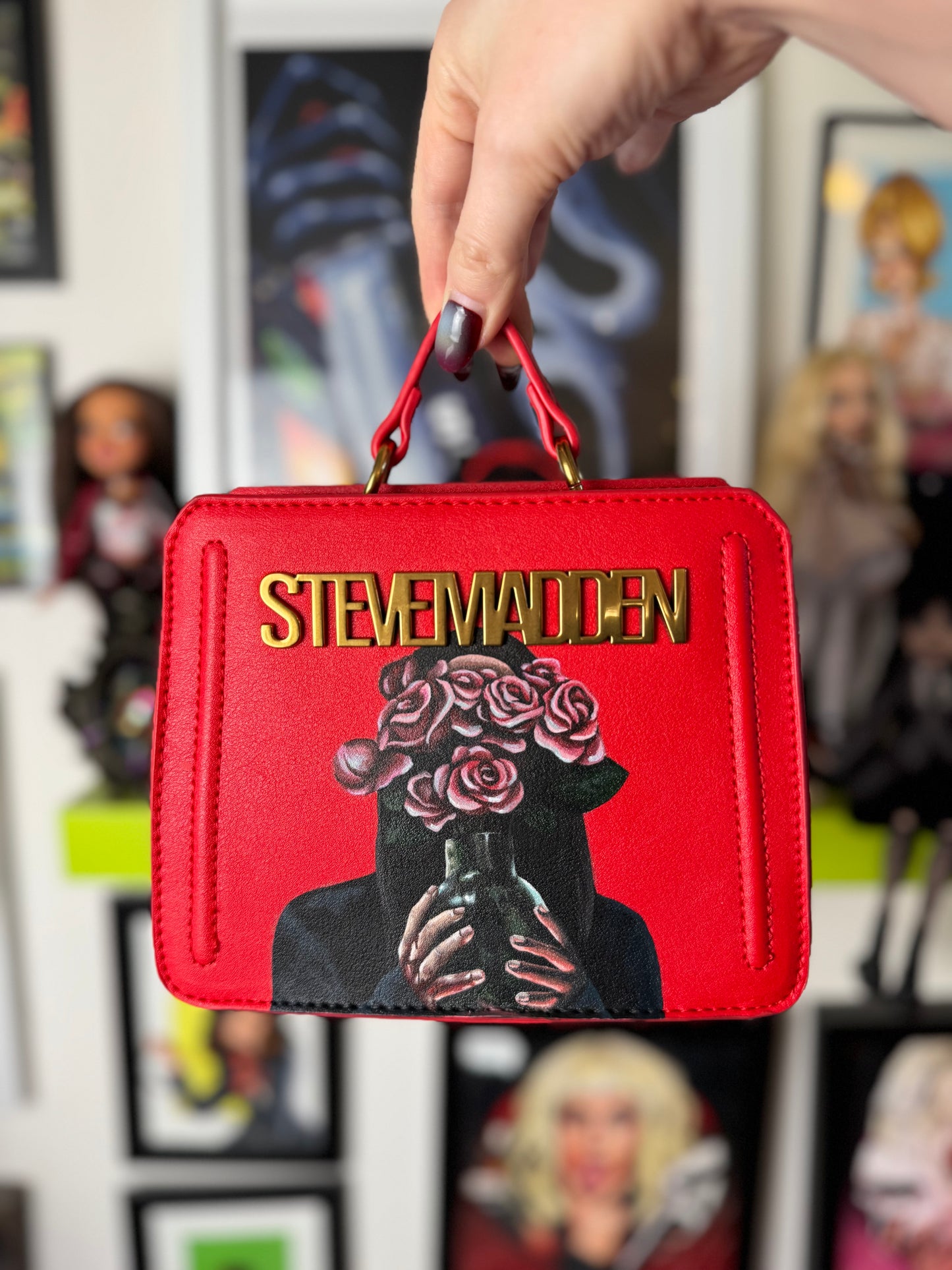 Mini Nikki with Flowers Purse