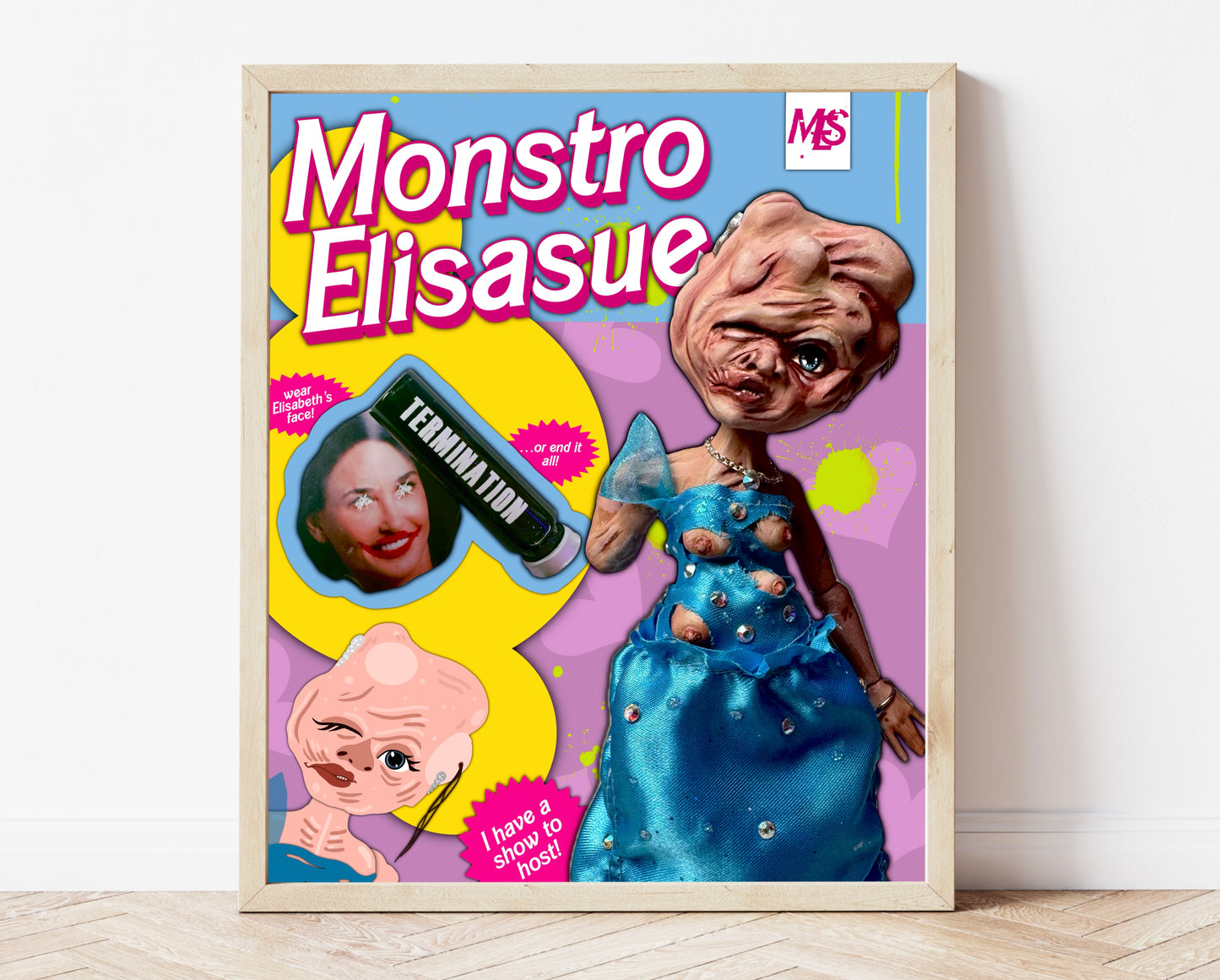 Monstro Elisasue Doll Art Print