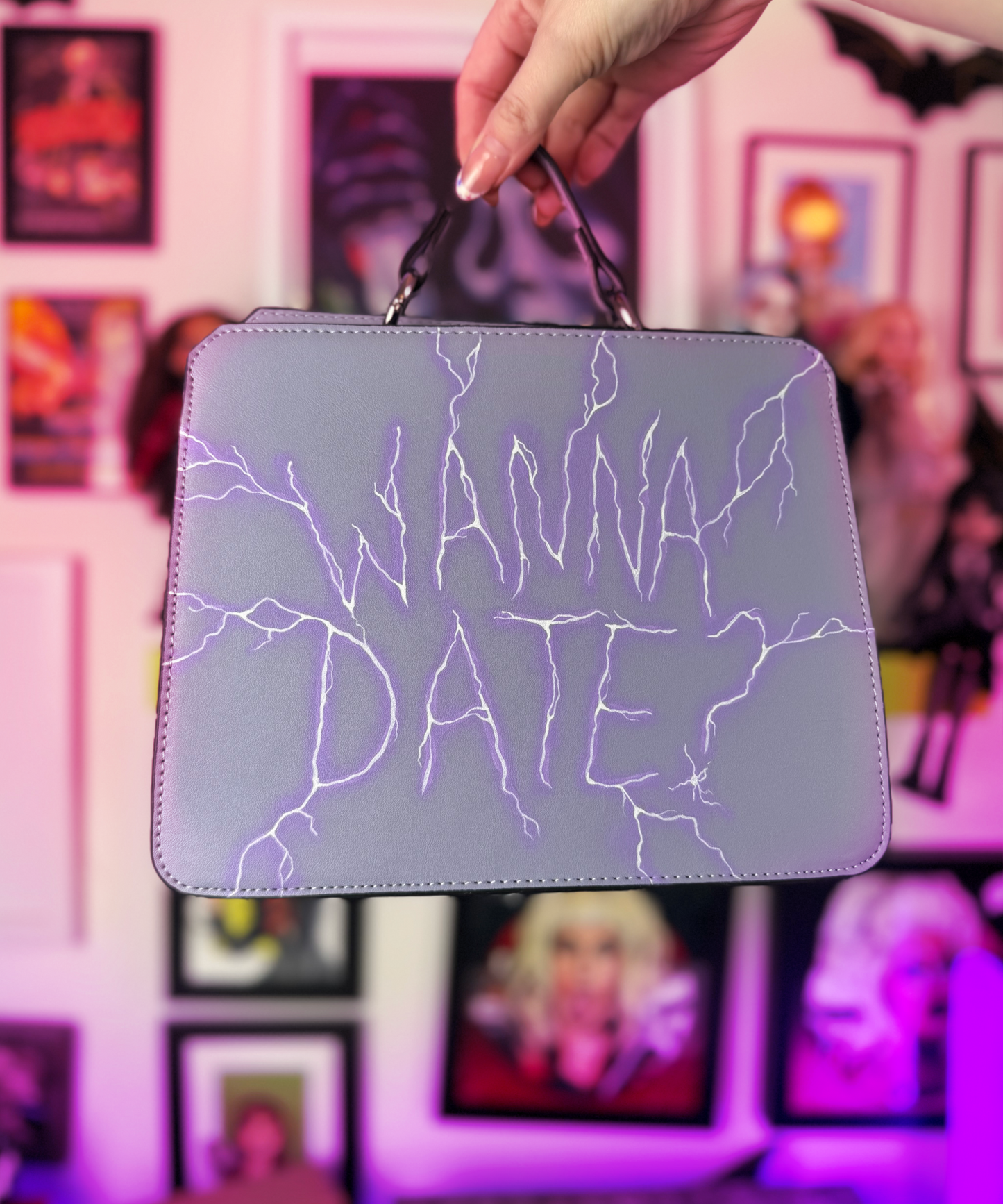 Frankenhooker Hand Painted Purse