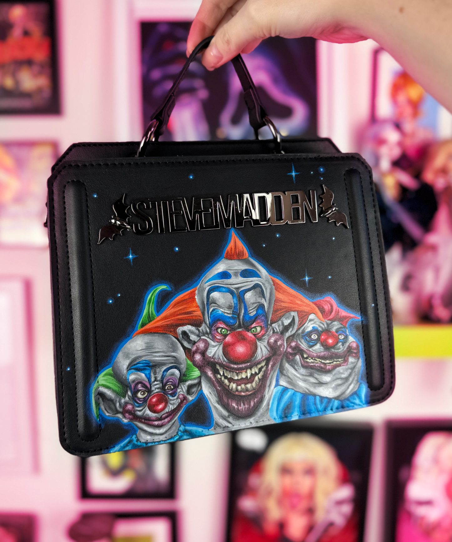 Killer Klowns from Outer Space Hand Painted Purse
