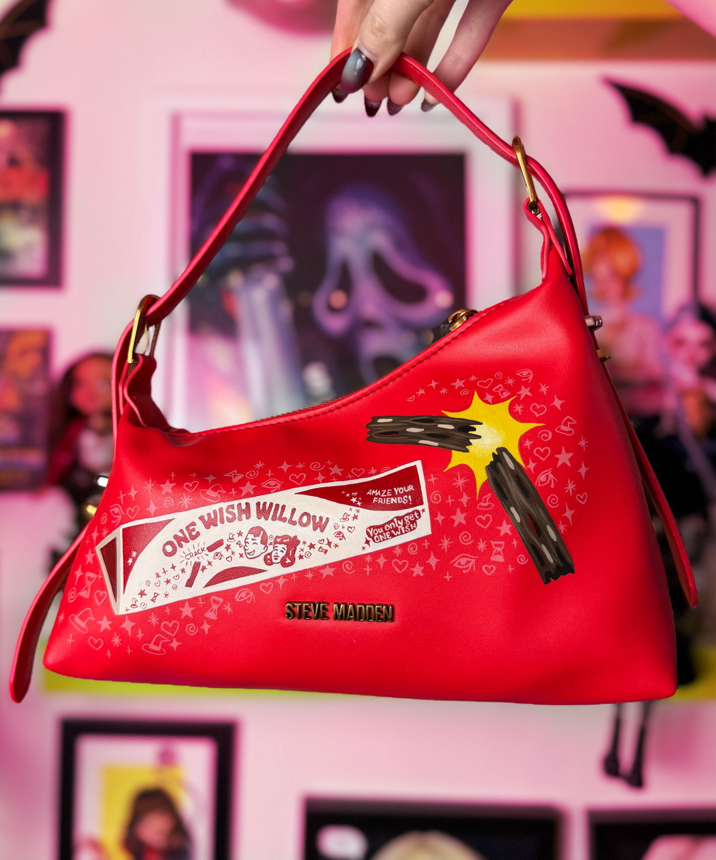 Red One Wish Willow Purse