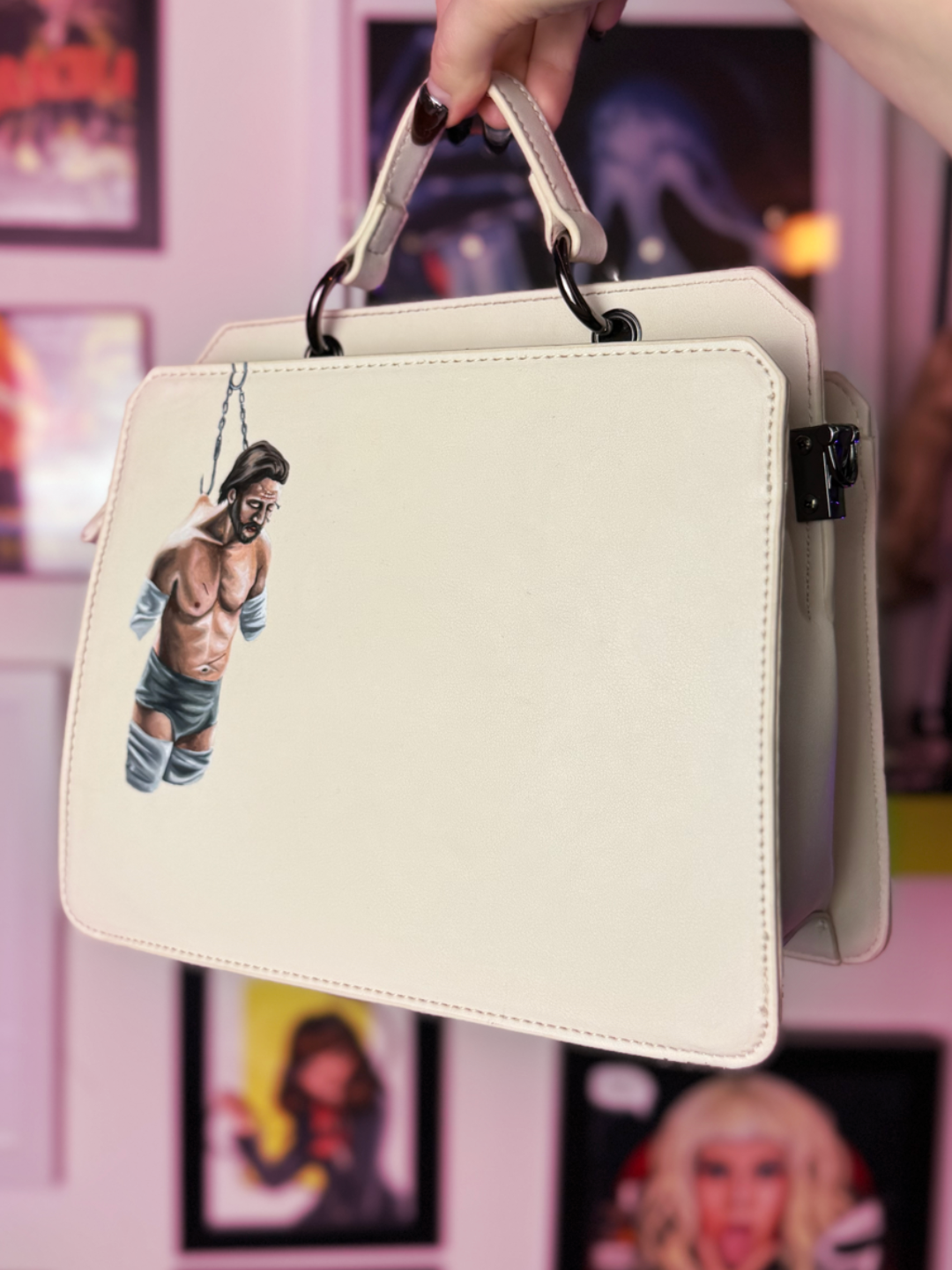 American Mary Hand Painted Purse