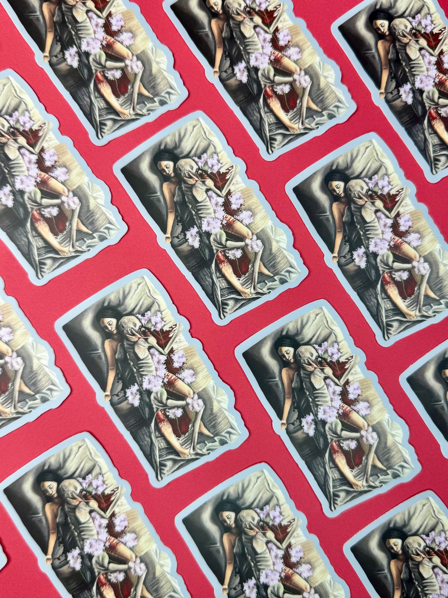 Nosferatu Death Bed Sticker