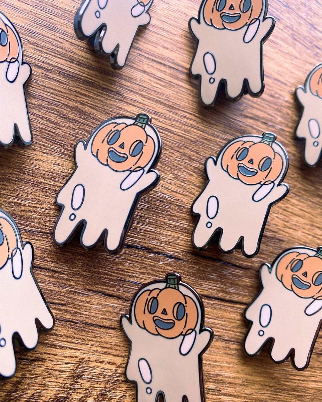 Ghost Pumpkin Enamel Pin