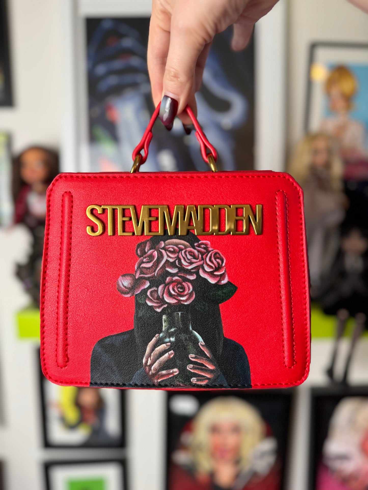 Mini Nikki with Flowers Purse