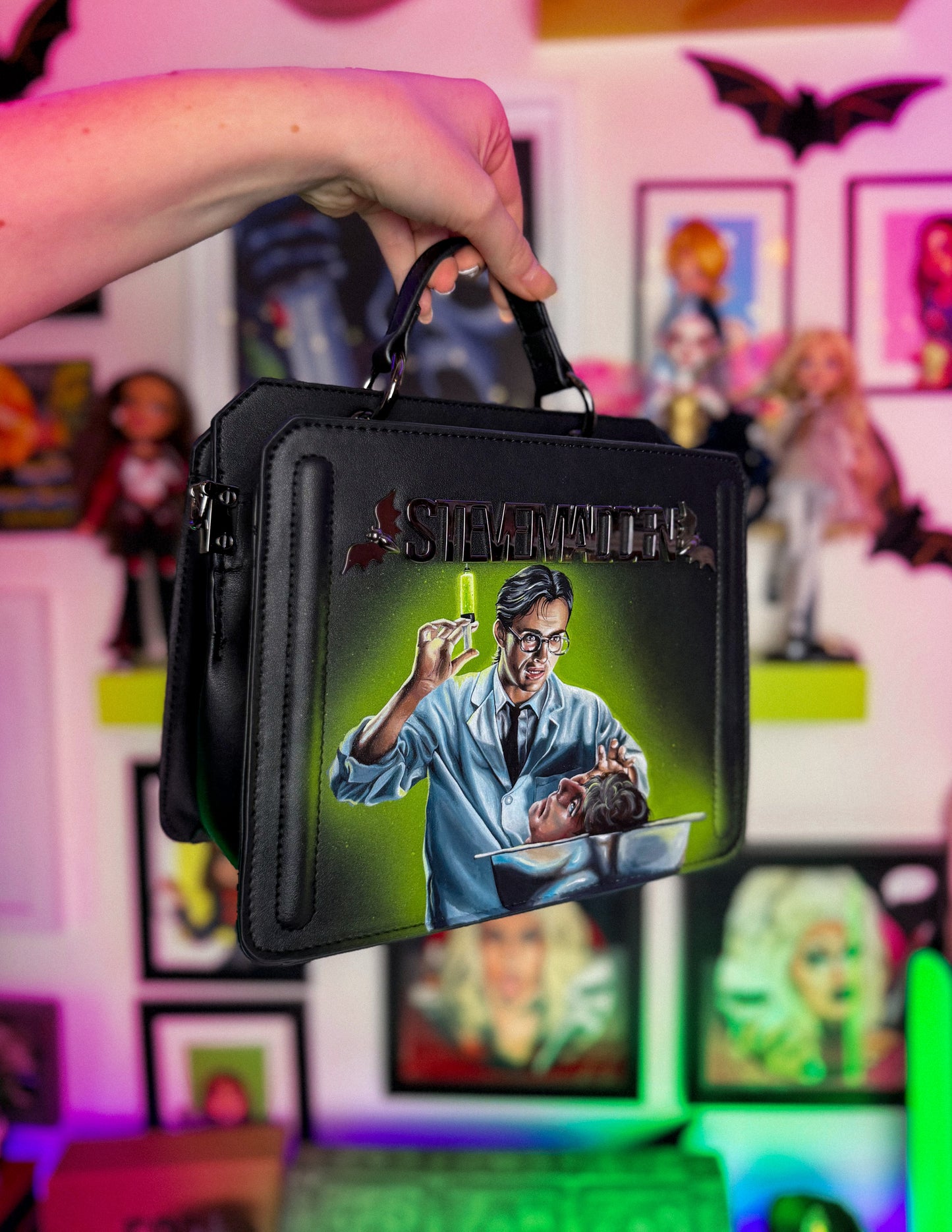 Re-Animator Hand Painted Purse