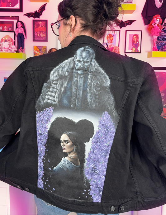 Nosferatu Hand Painted Denim Jacket