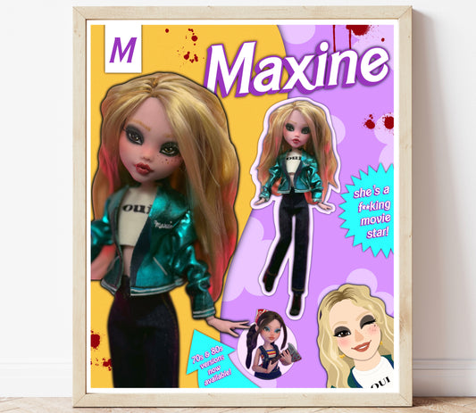 Maxine Minx Doll Print