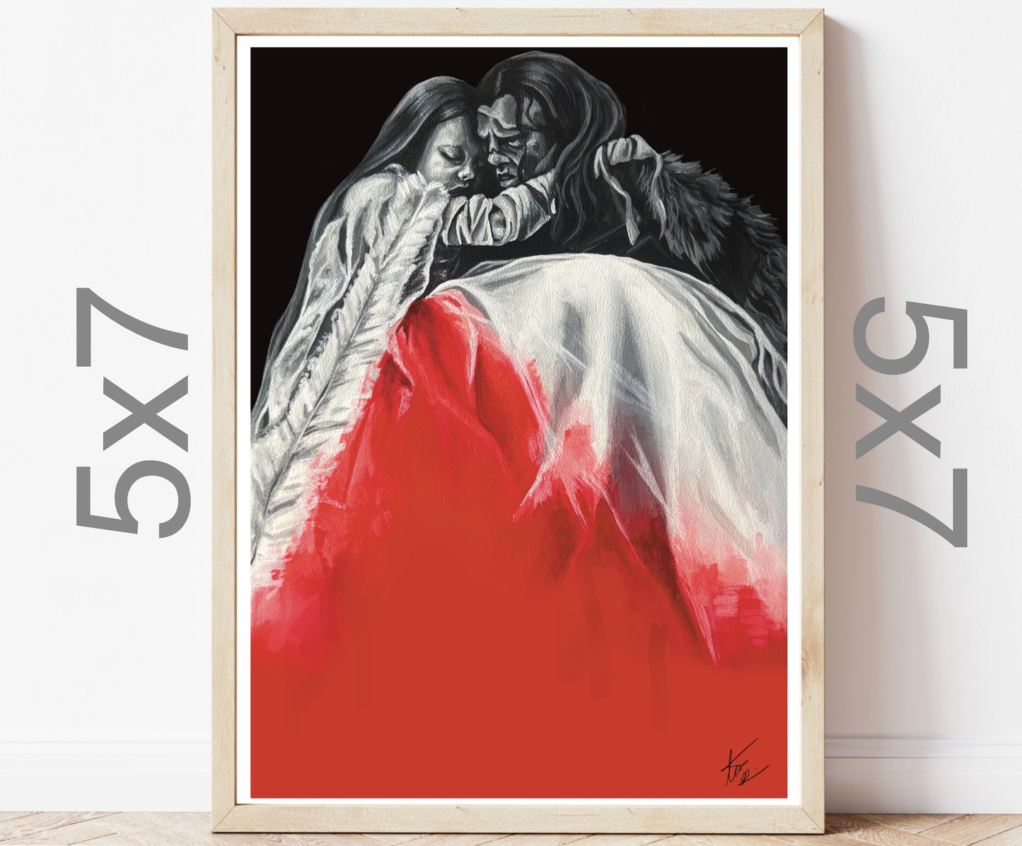 Creature and Elizabeth Print 5”x7”