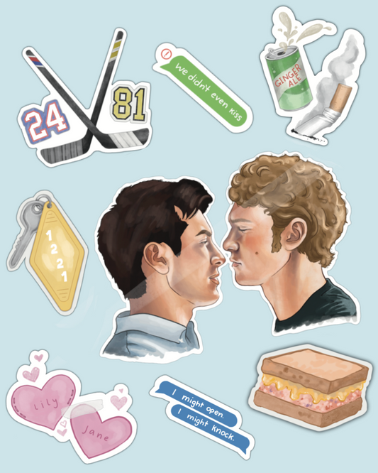 Heated Rivalry Sticker Pack