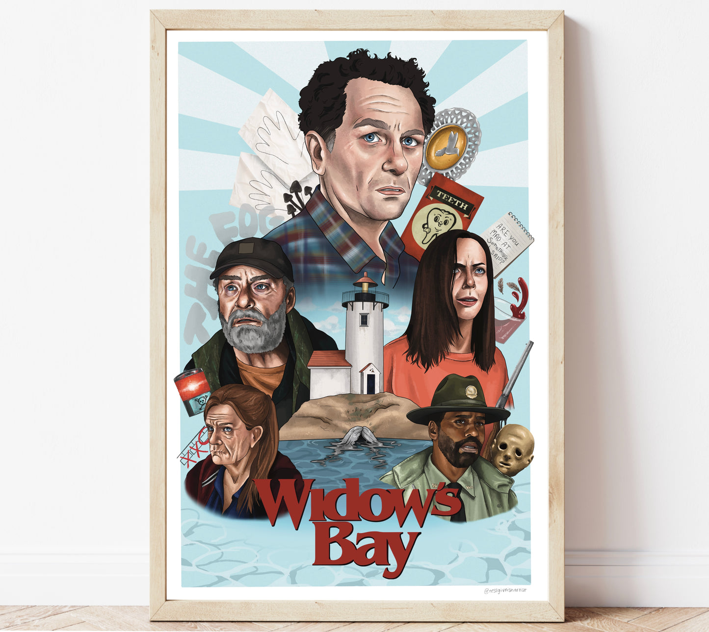 Widow’s Bay Art Print