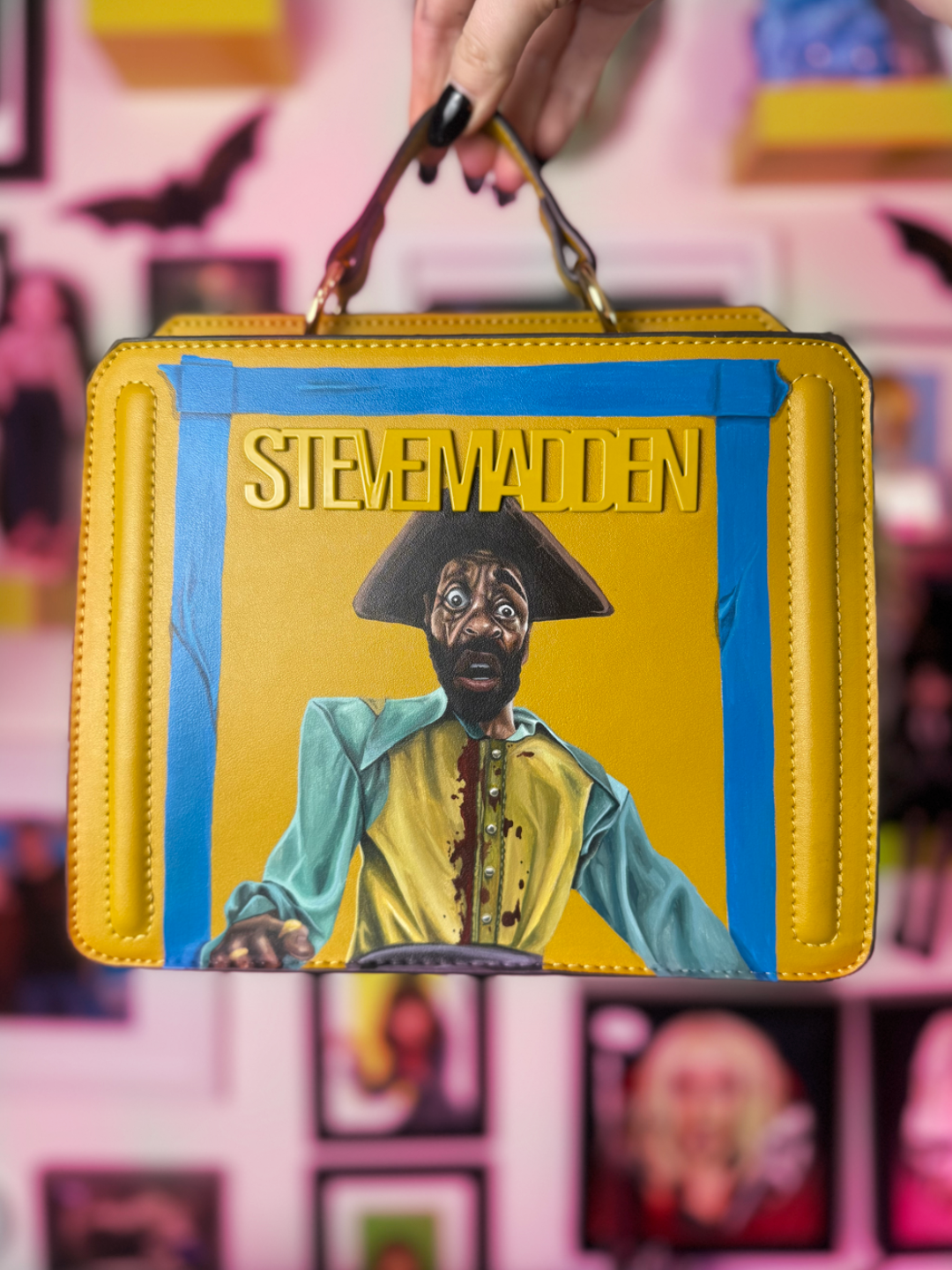 Backrooms Hand Painted Purse