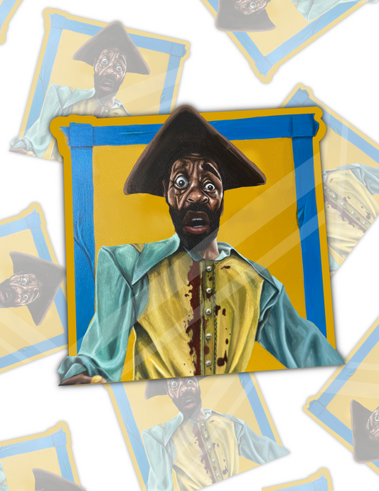 Captain Clark Backrooms Sticker